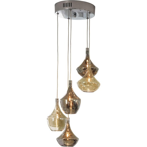 Buy Heart of House Amber 5 Light Ceiling Fitting at Argos.co.uk - Your Online Shop for Ceiling ...